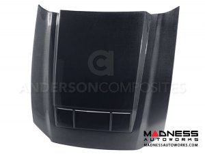 Ford Mustang Shelby GT500 Type TS Hood by Anderson Composites - Carbon Fiber 